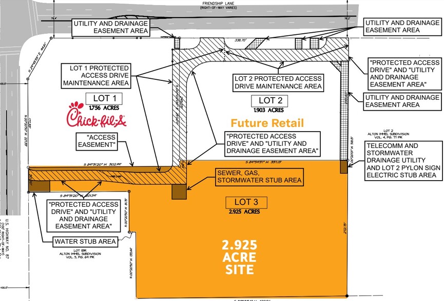 US Highway 87 & Friendship Lane, Fredericksburg, TX for lease - Site Plan - Image 3 of 4