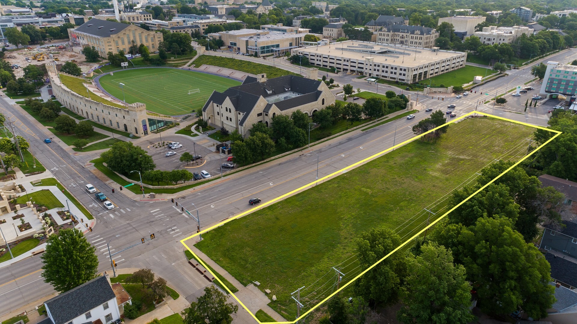 1700 Anderson Ave, Manhattan, KS for sale Aerial- Image 1 of 13