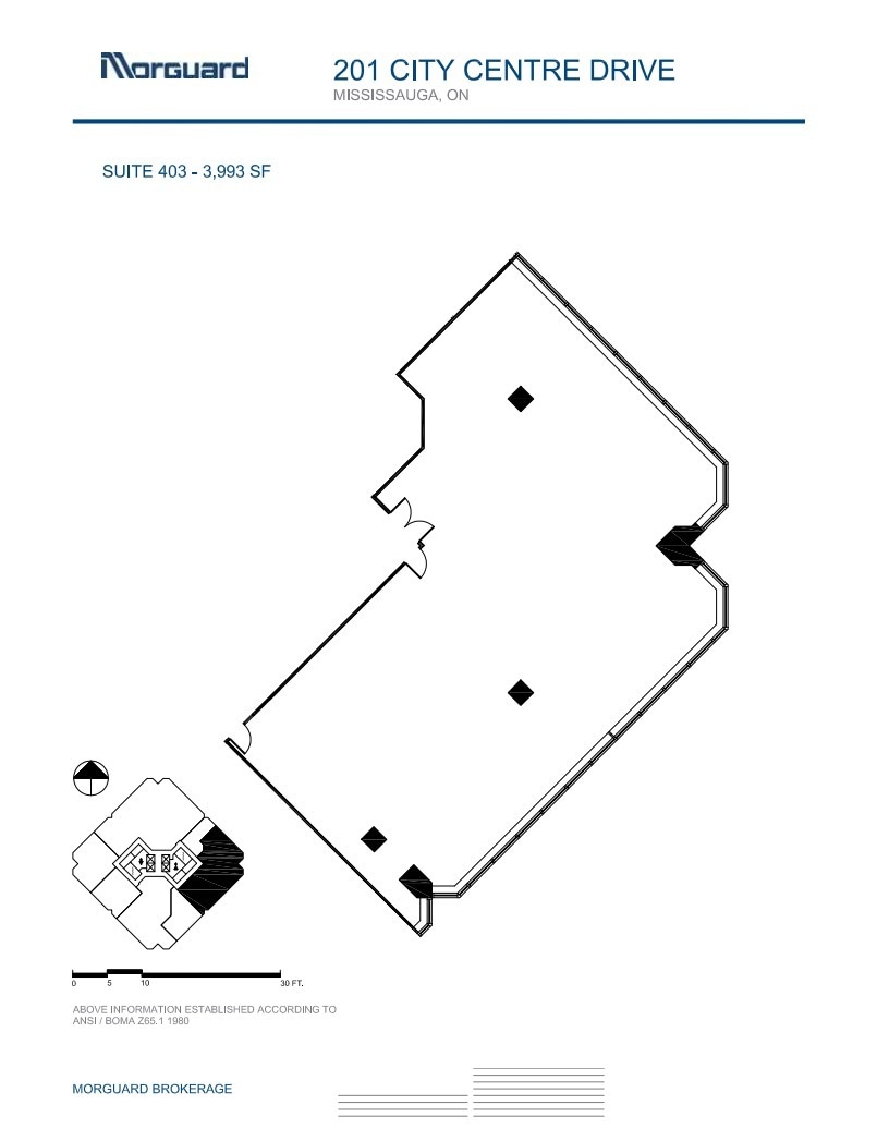 201 City Centre Dr, Mississauga, ON for lease Floor Plan- Image 1 of 1