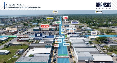 361 S Commercial St, Aransas Pass, TX - AERIAL map view - Image1