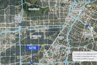 3839 N Braeswood Blvd, Houston, TX - Aerial map view