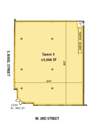 1221 W 3rd St, Los Angeles, CA for lease Floor Plan- Image 1 of 1