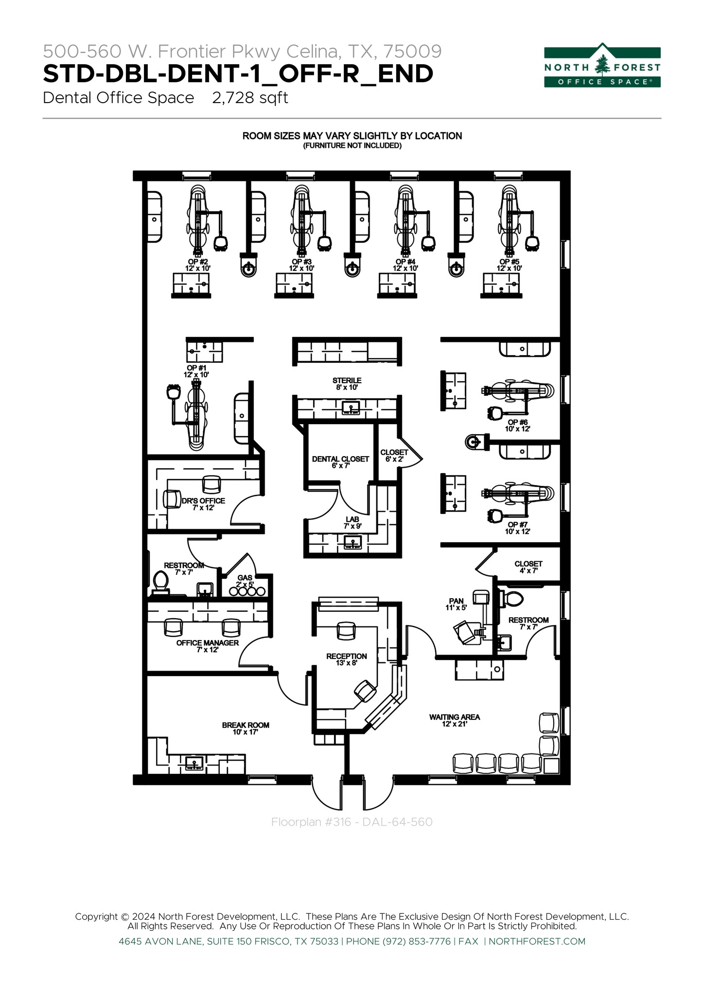 560 W Frontier Pky, Celina, TX for lease Site Plan- Image 1 of 4