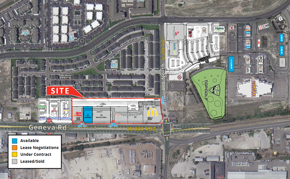 400 N Geneva Rd, Vineyard, UT for lease - Site Plan - Image 2 of 2