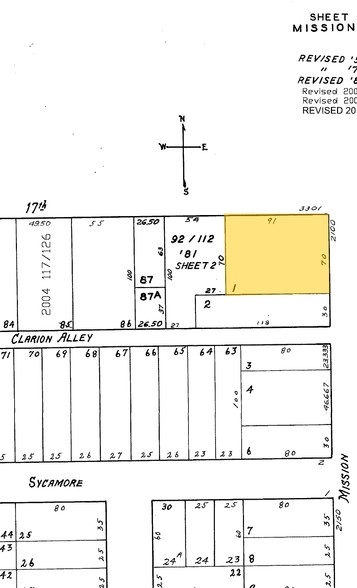 2100 Mission St, San Francisco, CA for lease - Plat Map - Image 2 of 3