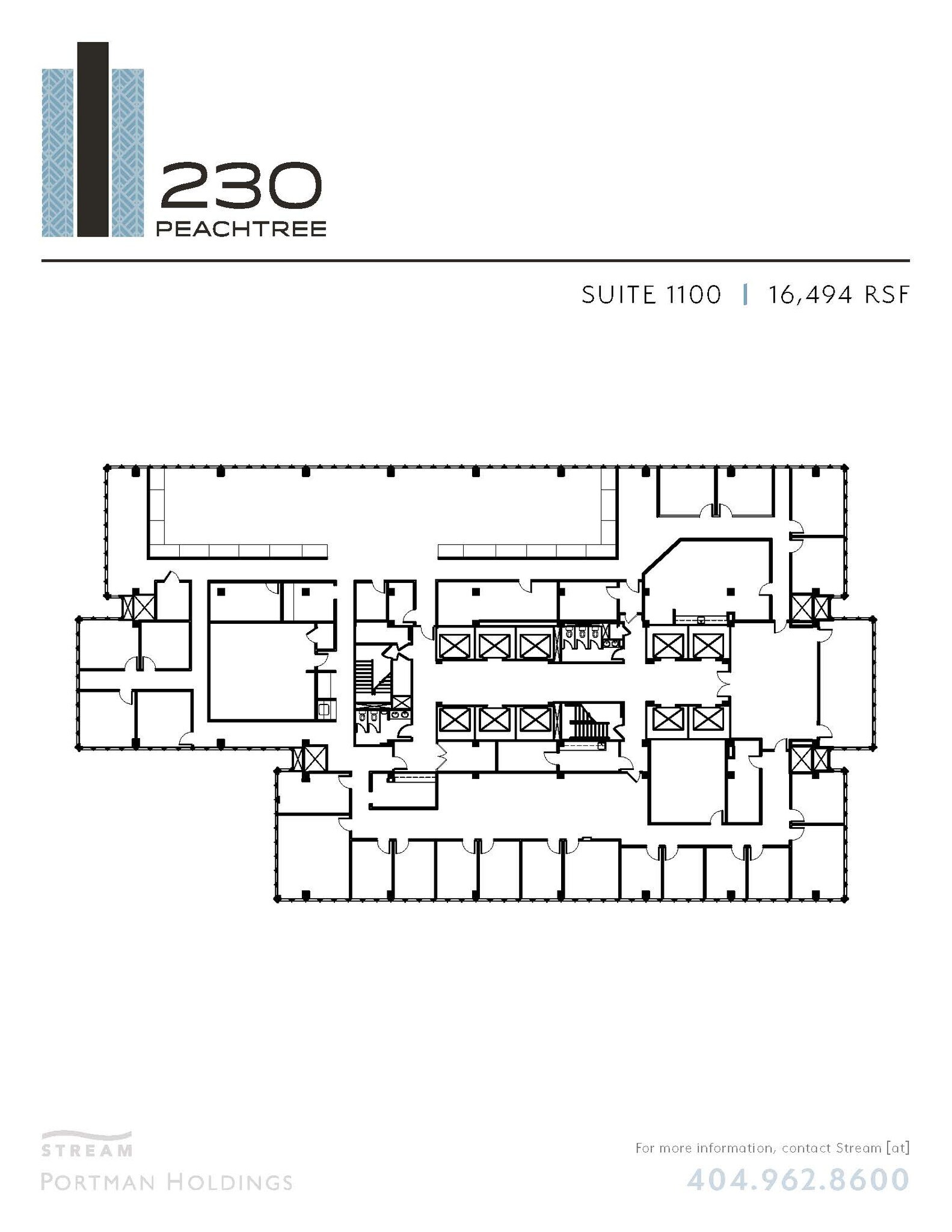 230 Peachtree St NW, Atlanta, GA for lease Floor Plan- Image 1 of 1