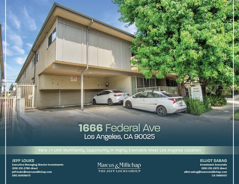 1666 Federal Ave, Los Angeles, CA for sale - Building Photo - Image 1 of 27