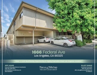 More details for 1666 Federal Ave, Los Angeles, CA - Multifamily for Sale