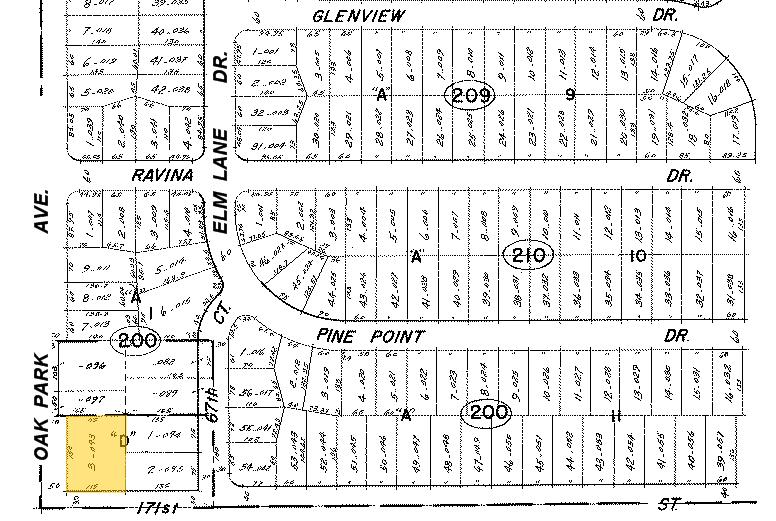 17055 S Oak Park Ave, Tinley Park, IL for lease - Plat Map - Image 3 of 3