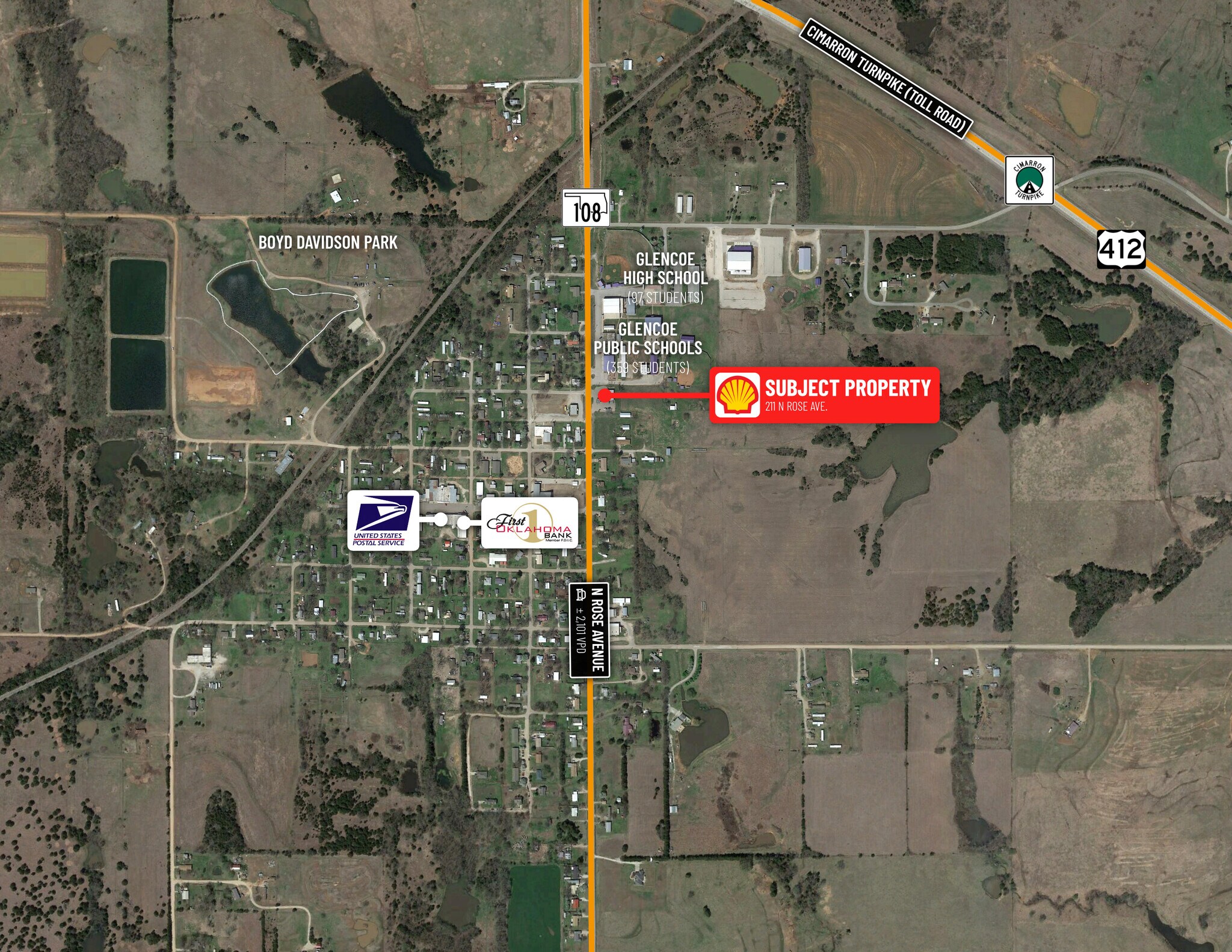 211 Rose, Glencoe, OK 74032 Shell