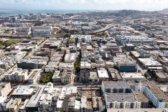 1154-1158 Howard St, San Francisco, CA - AERIAL  map view