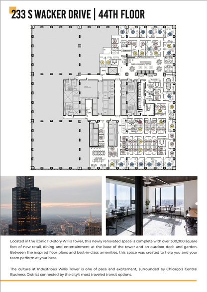 233 S Wacker Dr, Chicago, IL for lease - Floor Plan - Image 2 of 8