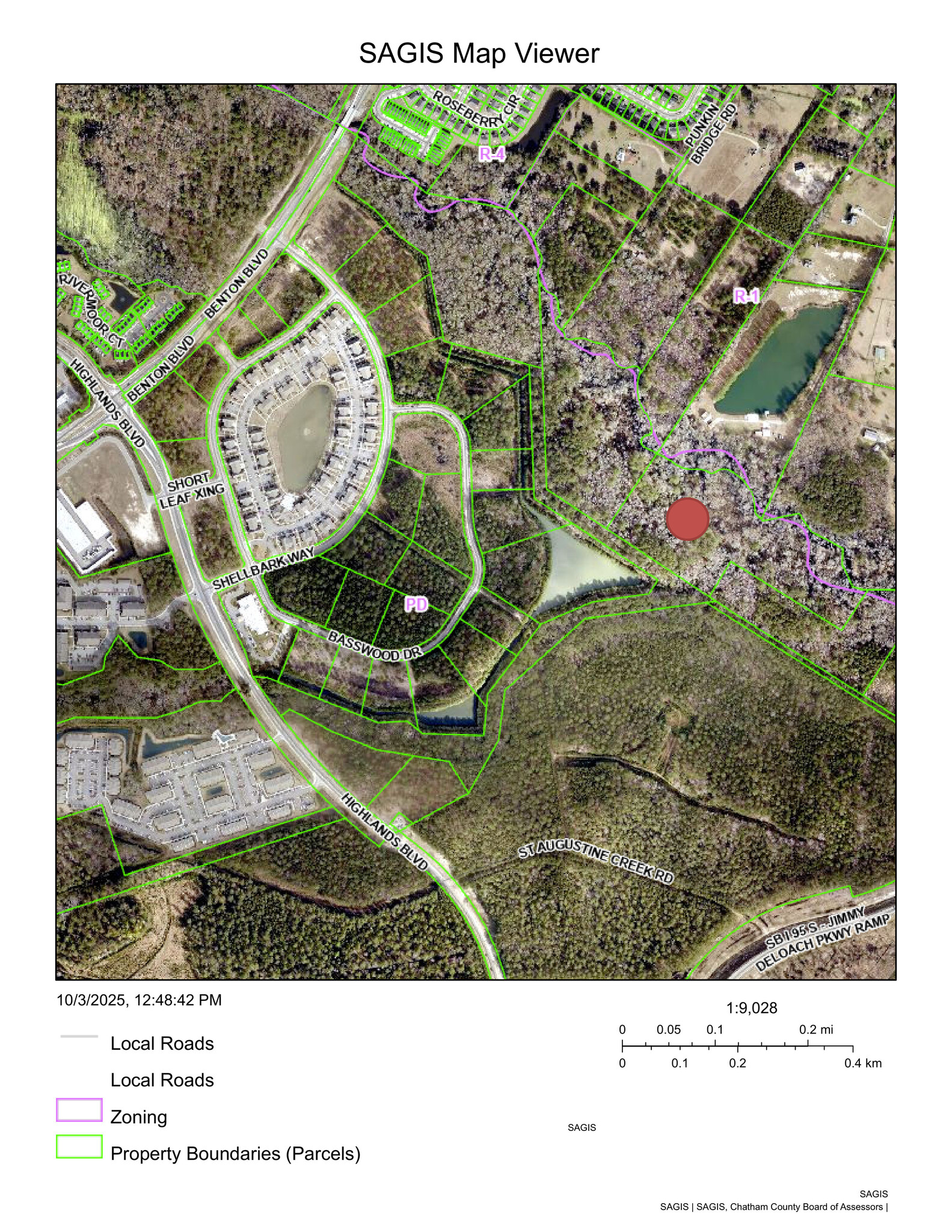 Monteith Rd, Savannah, GA for sale Plat Map- Image 1 of 12