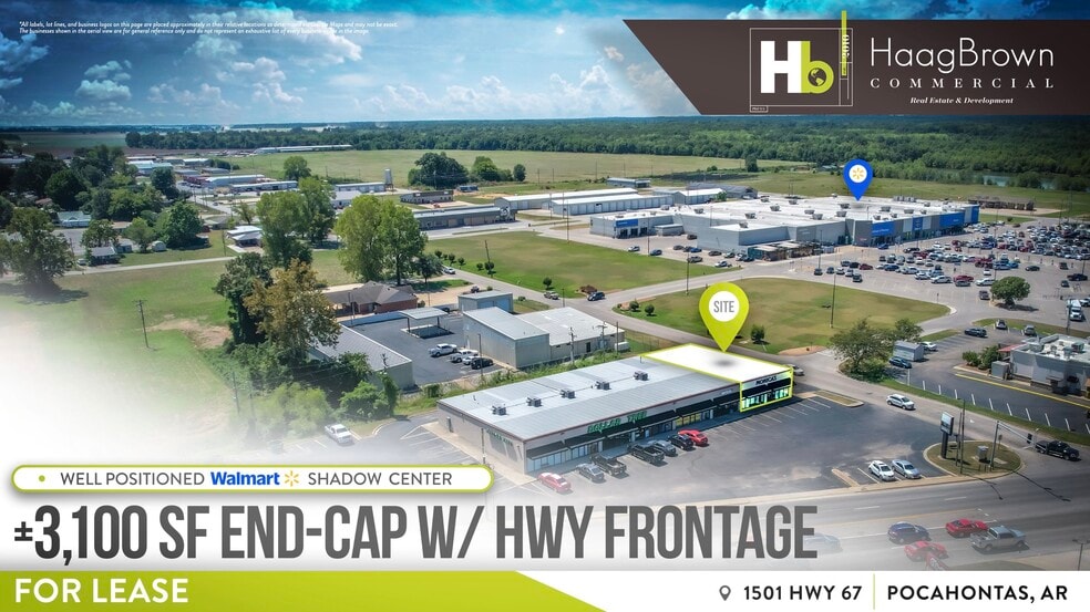1501-1507 Highway 67 S, Pocahontas, AR for lease - Building Photo - Image 1 of 4