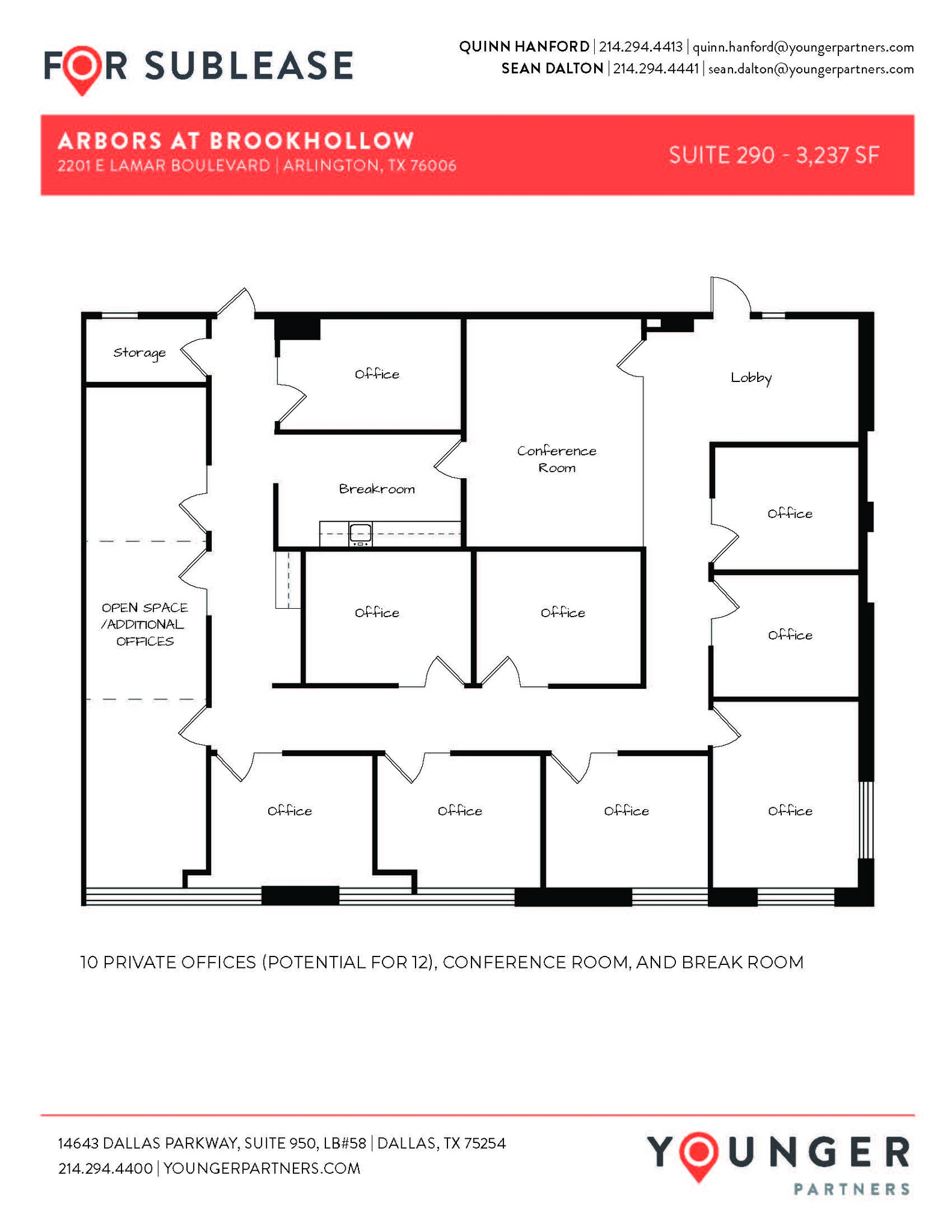 2201 E Lamar Blvd, Arlington, TX for lease Floor Plan- Image 1 of 1