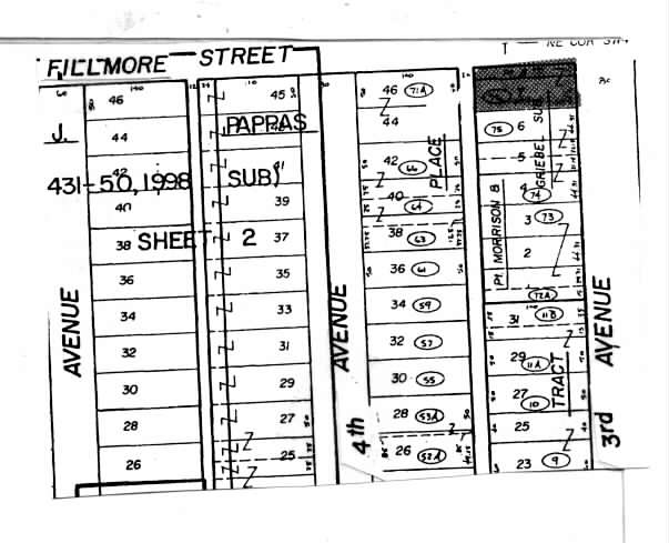 394 N 3rd Ave, Phoenix, AZ for lease - Plat Map - Image 2 of 10