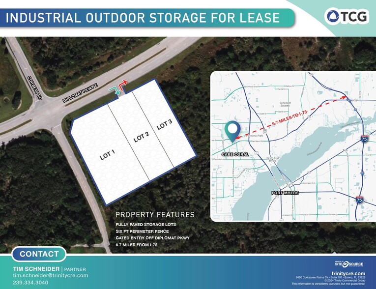 2500 E Diplomat Pky, Cape Coral, FL for lease - Site Plan - Image 2 of 2