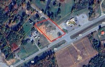 200 Kings Hwy, Keysville, VA - AERIAL  map view
