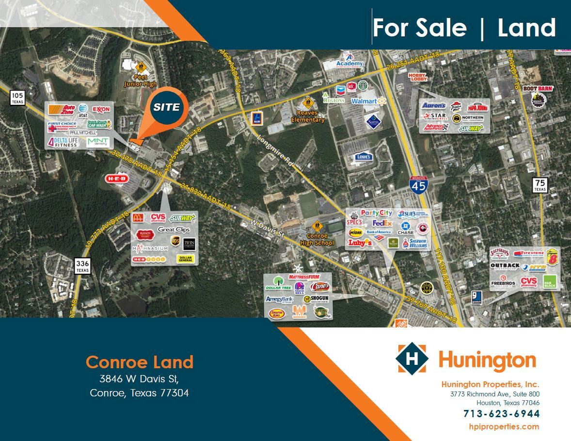 W Davis St, Conroe, TX for sale Building Photo- Image 1 of 1