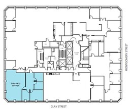 601 Montgomery St, San Francisco, CA for lease Floor Plan- Image 1 of 1