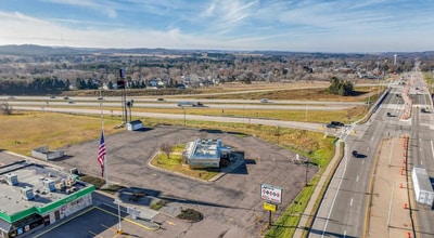 12701 10th St, Osseo, WI - AERIAL  map view