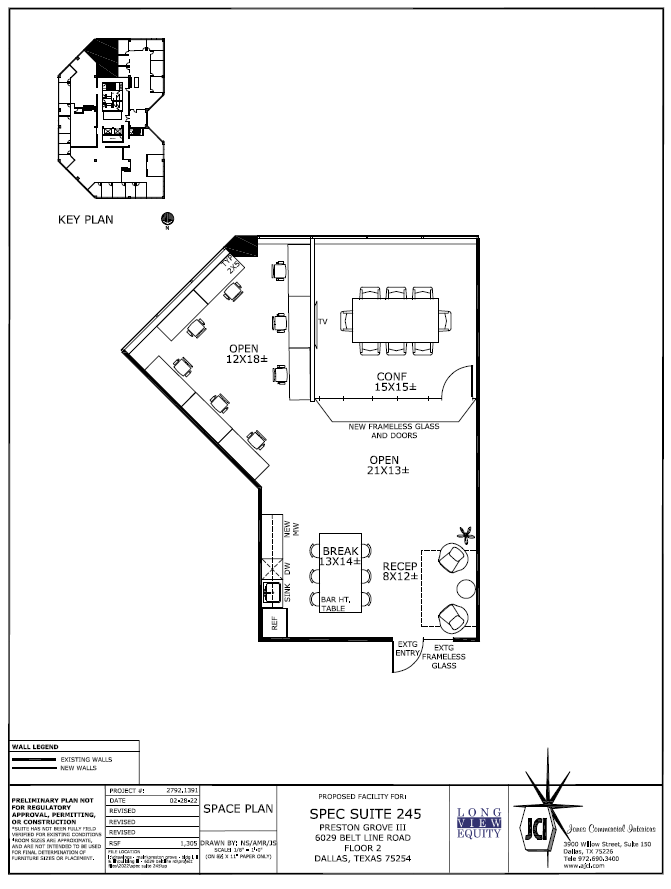 6009 Belt Line Rd, Dallas, TX for lease Floor Plan- Image 1 of 6