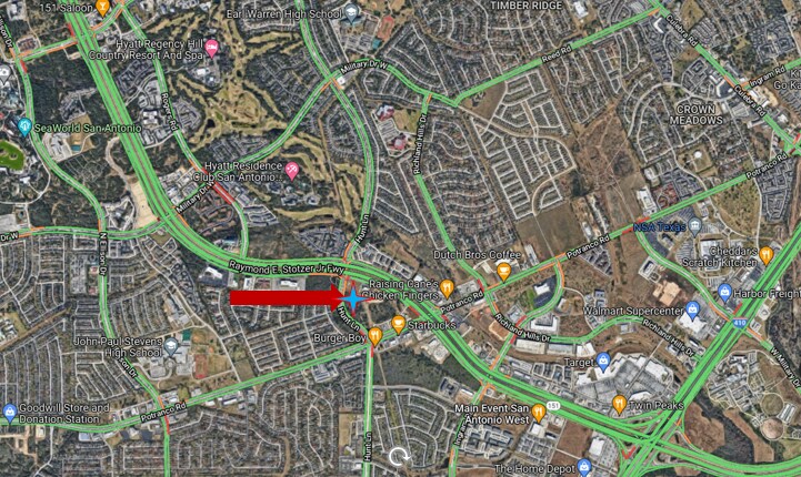 1060 N. Hunt Lane, San Antonio, TX for sale Aerial- Image 1 of 3