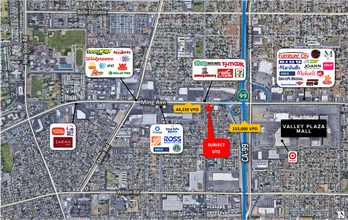 3699 Ming Ave, Bakersfield, CA - aerial  map view