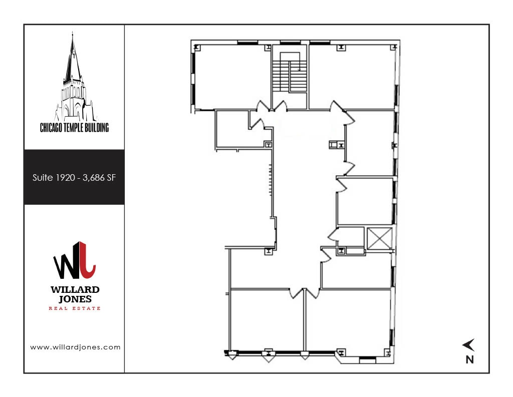 77 W Washington St, Chicago, IL for lease Floor Plan- Image 1 of 1