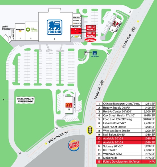 Poole Rd, Raleigh, NC 27610 Walnut Creek Center