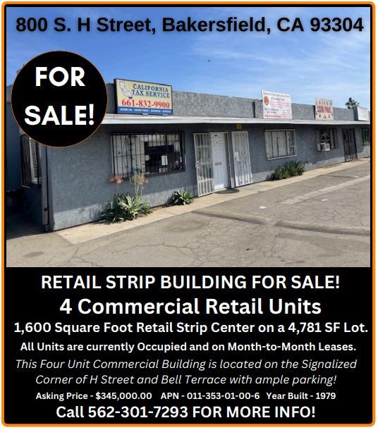 800 S H St, Bakersfield, CA for sale Building Photo- Image 1 of 9