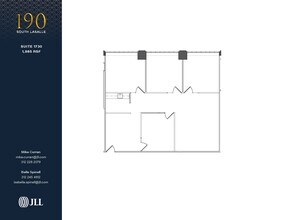 190 S La Salle St, Chicago, IL for lease Floor Plan- Image 1 of 1