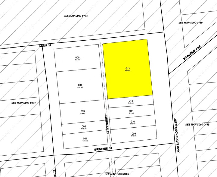 812-816 Richmond Hwy, Richmond, VA for lease - Plat Map - Image 2 of 4