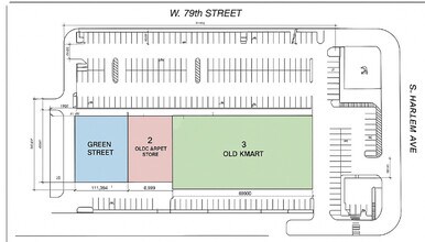 7325-7333 W 79th St, Bridgeview, IL for lease Building Photo- Image 2 of 2