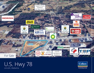 More details for Hwy 78 & Magnolia St, Lincoln, AL - Land for Sale