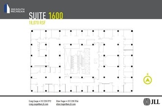 200 S Michigan Ave, Chicago, IL for lease Floor Plan- Image 1 of 1