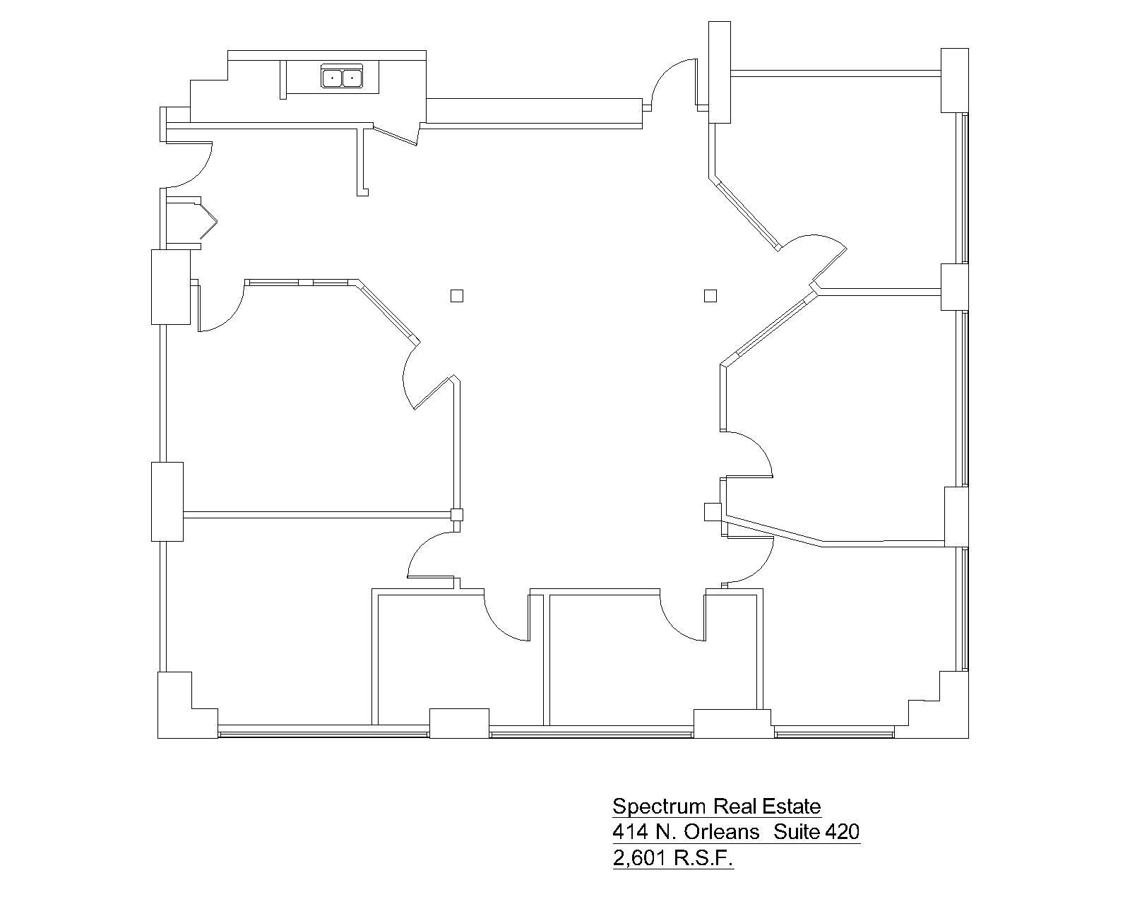 414 N Orleans St, Chicago, IL for lease Floor Plan- Image 1 of 1