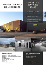 5446 1st St, Katy, TX for lease Building Photo- Image 1 of 1