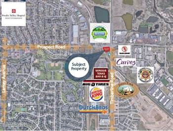 SWC Prospect Road & Timberline Rd, Fort Collins, CO for sale - Aerial - Image 1 of 1