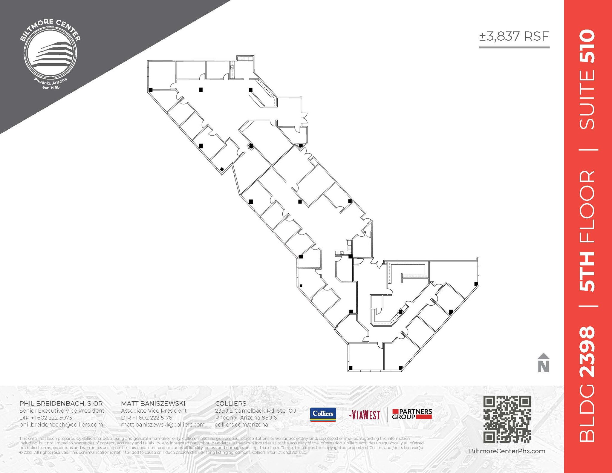 2398 E Camelback Rd, Phoenix, AZ for lease Floor Plan- Image 1 of 2