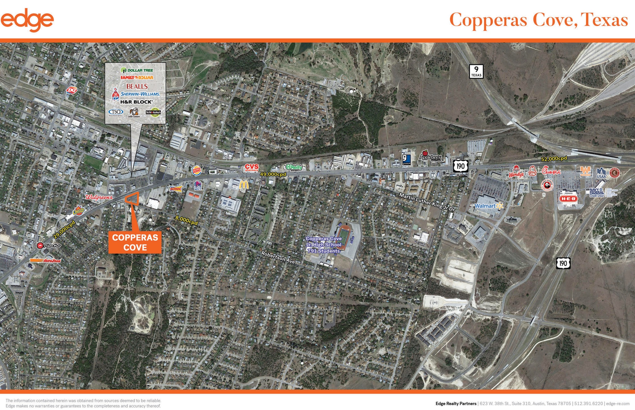 Hwy 190 & E. Robertson Ave, Copperas Cove, TX for lease Building Photo- Image 1 of 5