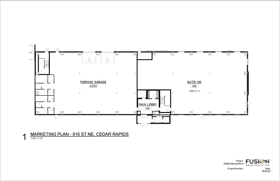 916 16th St, Cedar Rapids, IA for lease - Floor Plan - Image 3 of 4