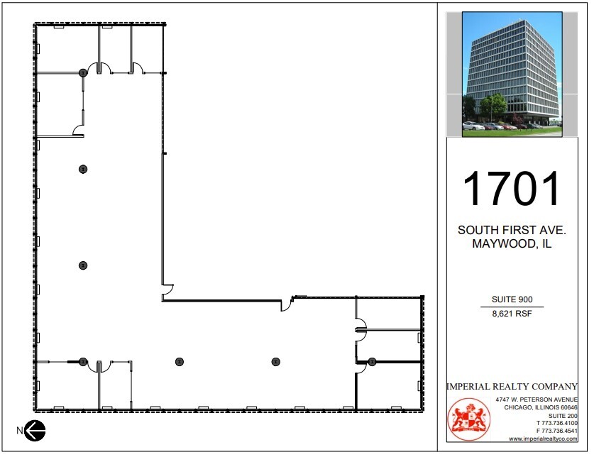 1701 S 1st Ave, Maywood, IL for lease Floor Plan- Image 1 of 4