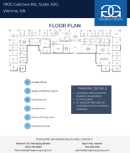 1900 Gallows Rd, Vienna, VA for lease Floor Plan- Image 1 of 10