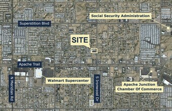 288/264 N Ironwood Dr, Apache Junction, AZ - aerial  map view