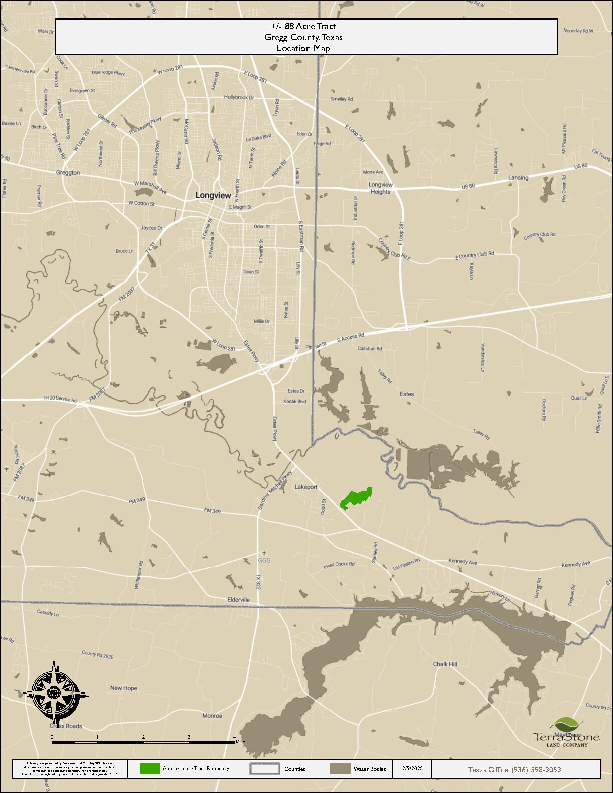 Ned Williams Rd, Lakeport, TX 75603 88 Acres, Longview Texas