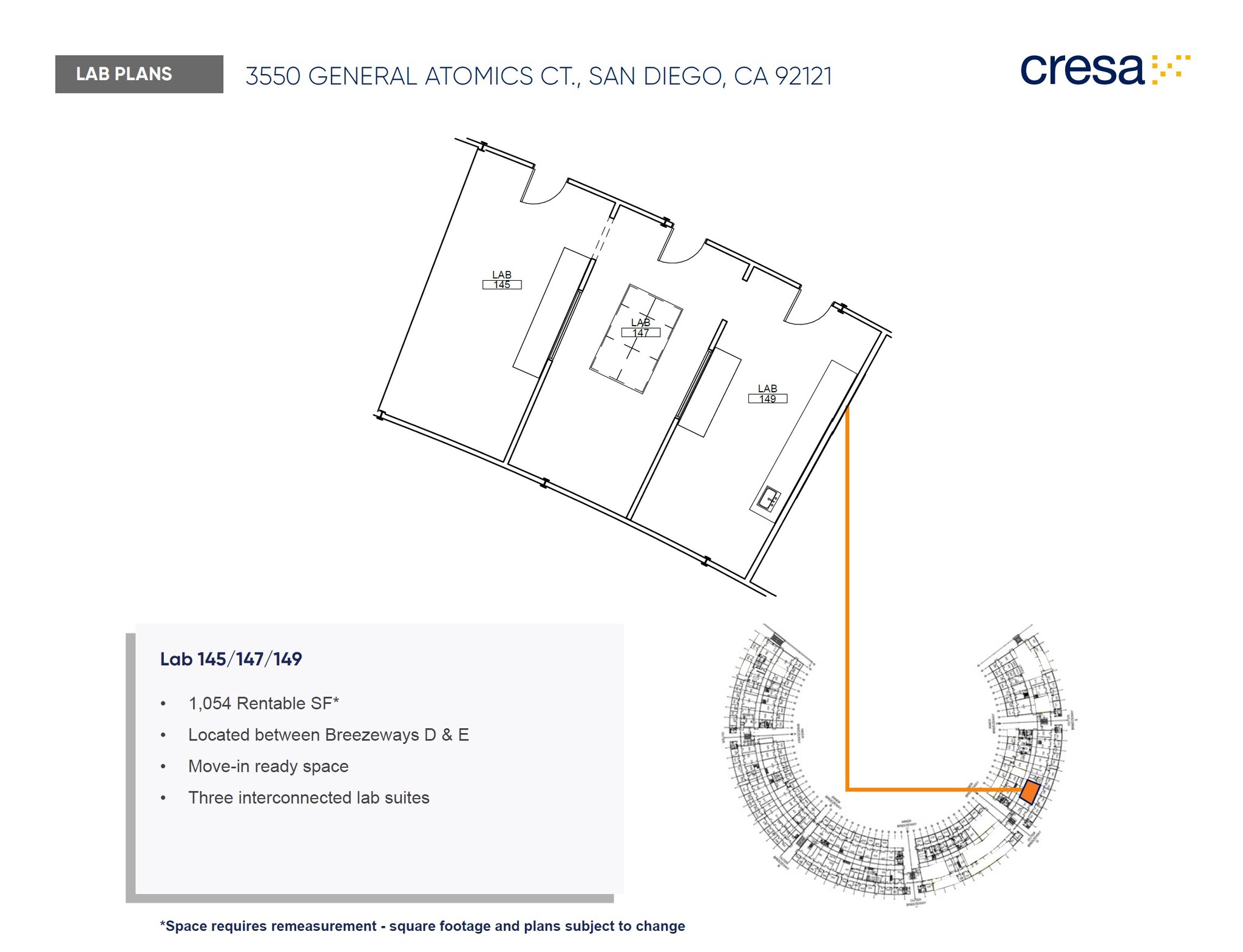 3550 General Atomics Ct, San Diego, CA for lease Floor Plan- Image 1 of 1