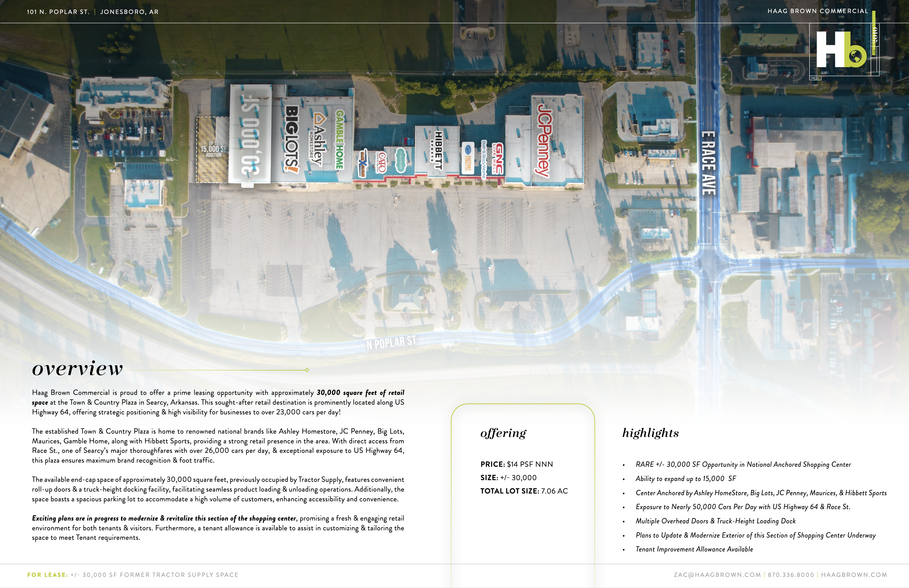 101 N Poplar St, Searcy, AR for lease - Site Plan - Image 2 of 7