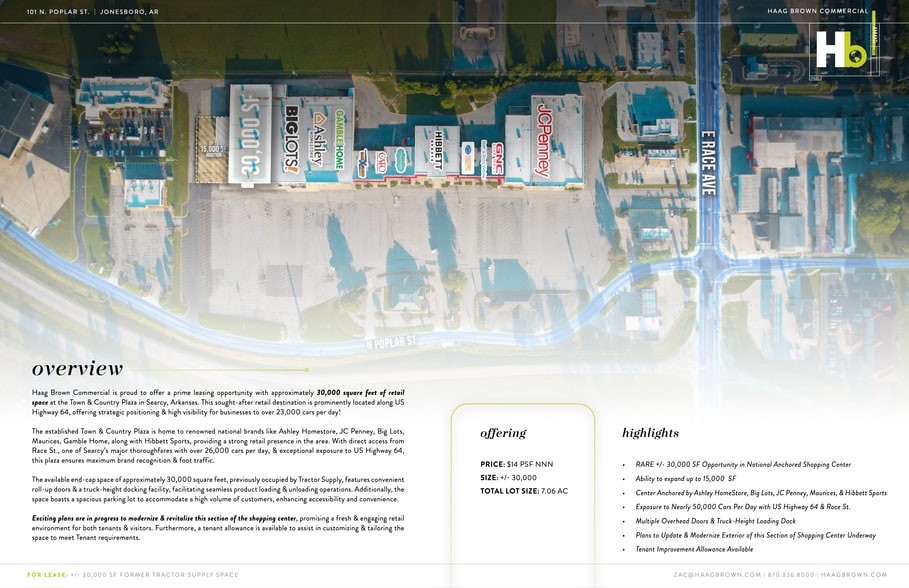 103 N Poplar St, Searcy, AR for lease - Site Plan - Image 2 of 7