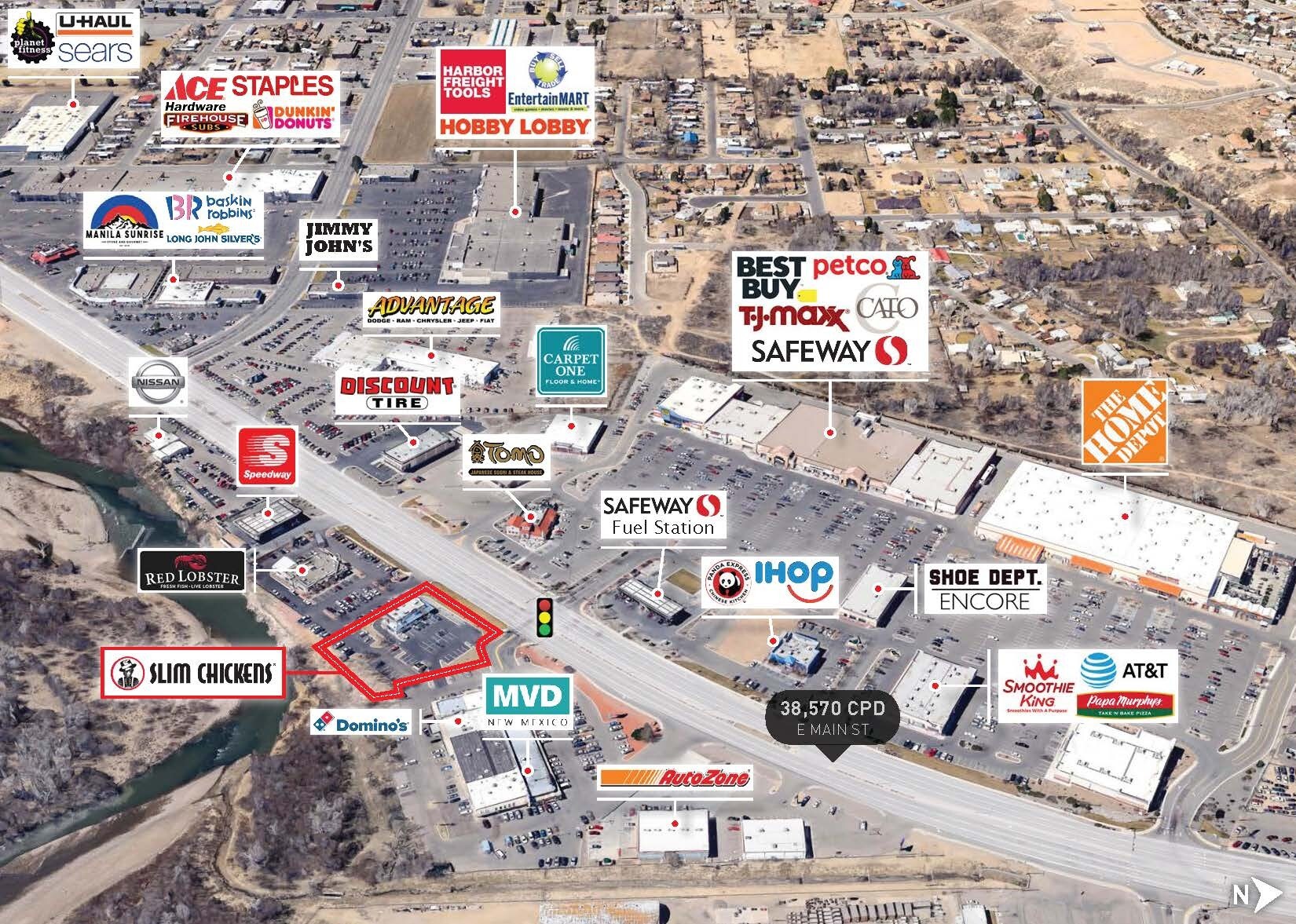 3475 E Main St, Farmington, NM 87402 Slim Chickens